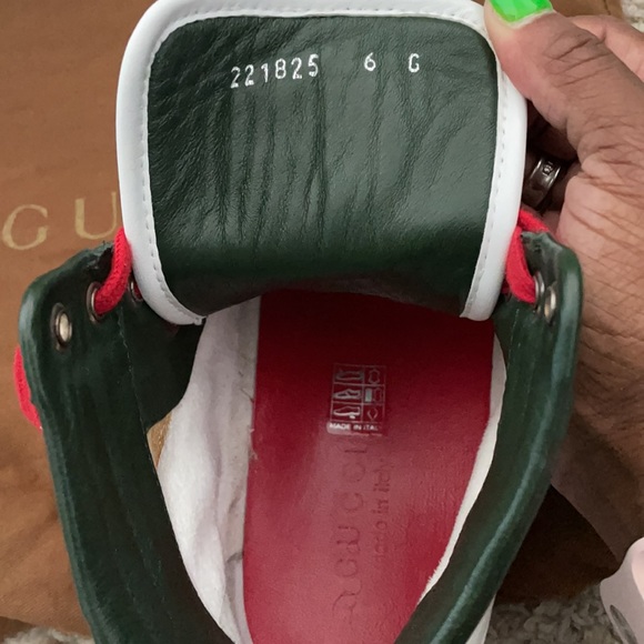 Authentic Gucci high top sneakers - Picture 6 of 8
